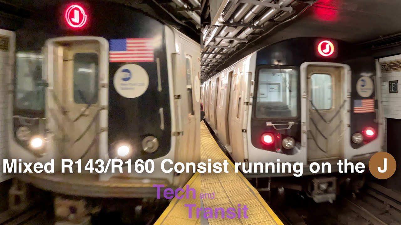 ⁴ᴷ⁶⁰ R143/R160 Mixed Consist Operating in (J) Line Service
