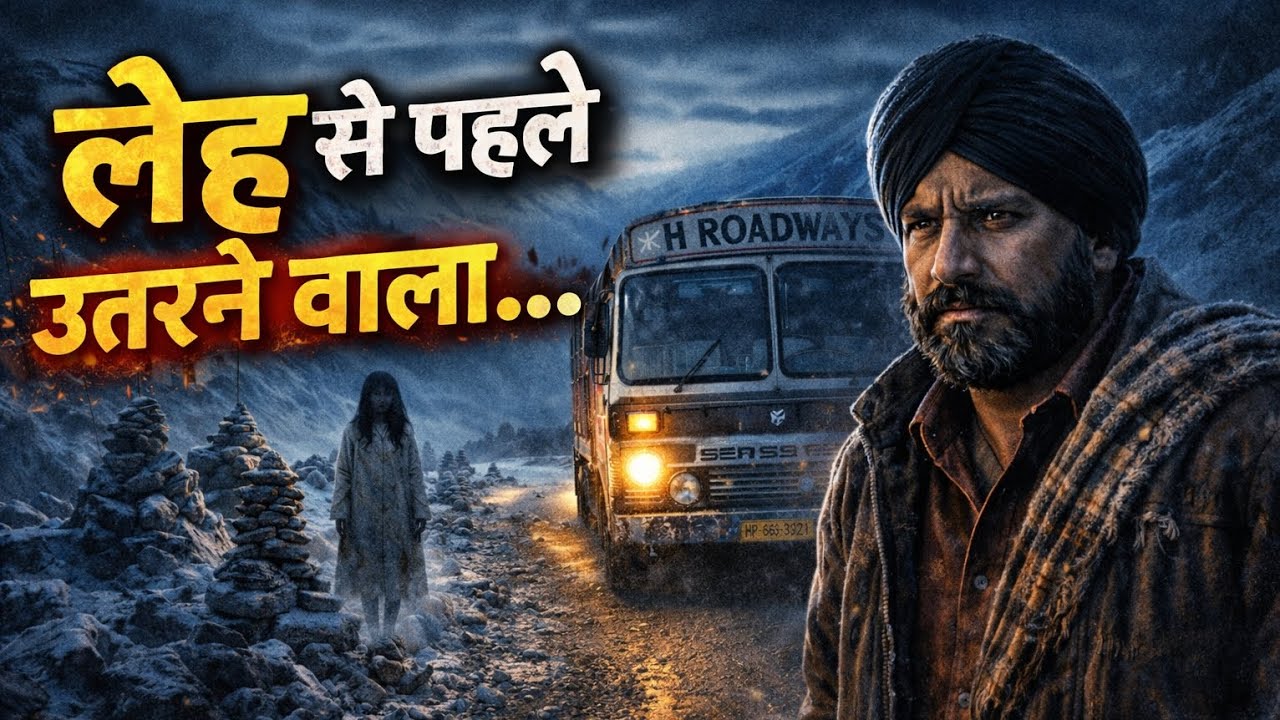Leh Ladakh Ke Raste Ki Sachchi Horror Kahani 😱 | Bus Driver Ka Khaufnaak Safar | Real Story Hindi