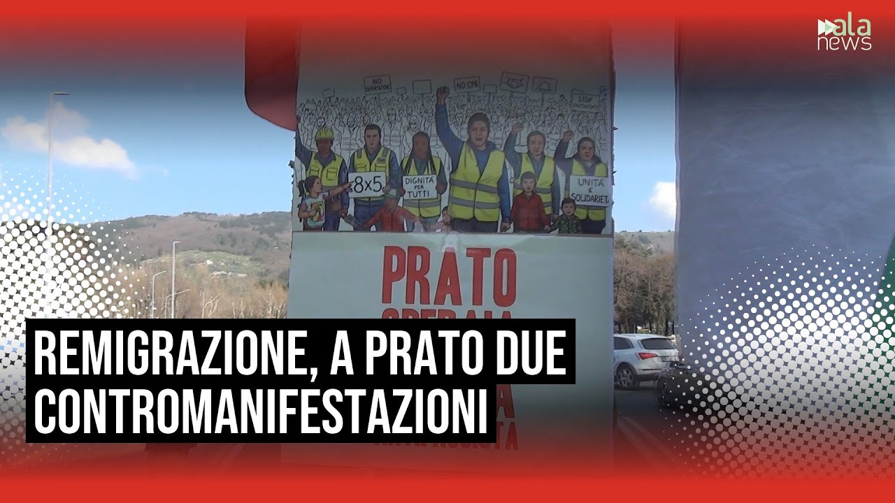 Remigrazione, due contromanifestazioni a Prato per respingere le destre