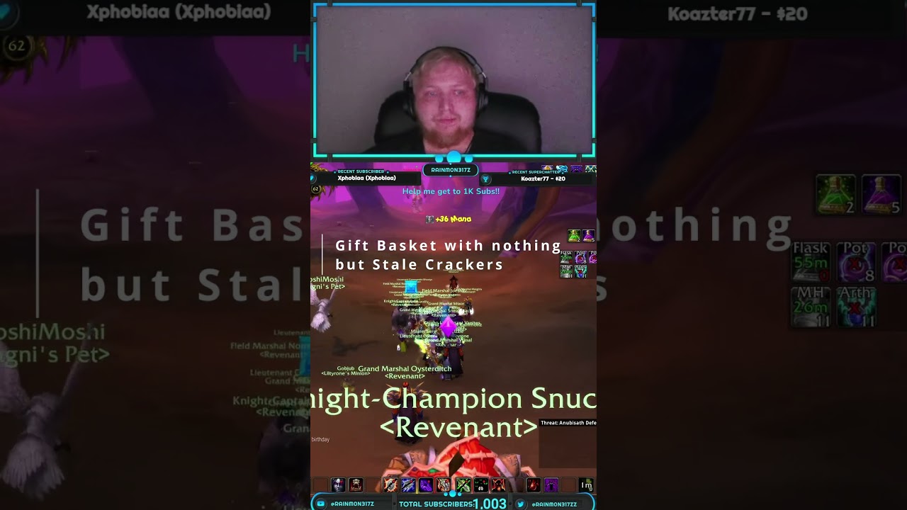 Mystdreads stale crackers... with Revenant WoW Classic Anniversary 