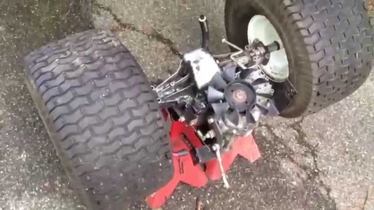 How to Test a Hydrostatic Transaxle