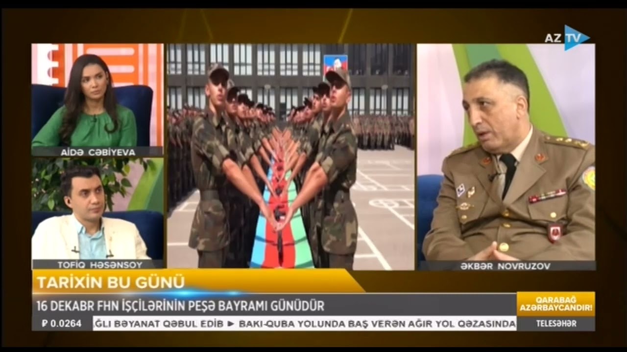 Dövlət Yanğından Mühafizə Xidmətinin rəis müavini,daxili xidmət polkovniki Əkbər Novruzov 16.12.2022