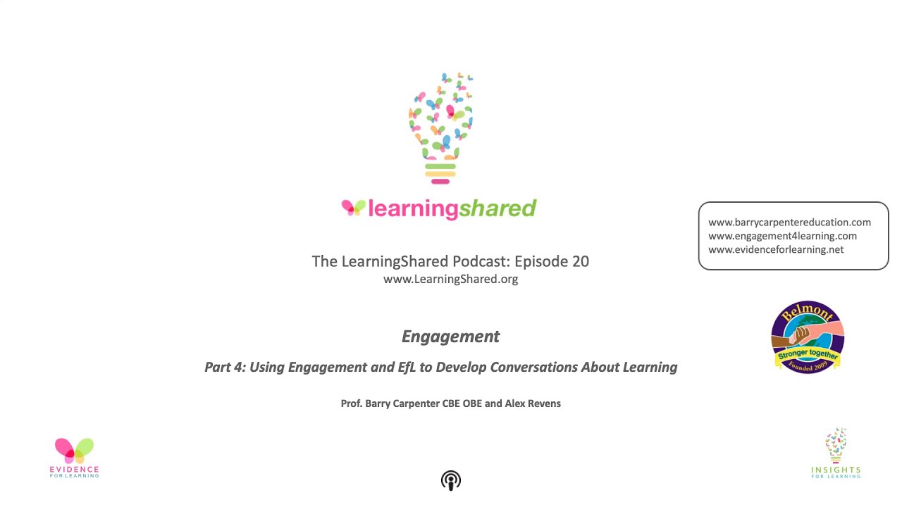 LearningShared Episode 20: Engagement (Part 4) - Alex Revens: Using Engagement with EfL for Learning