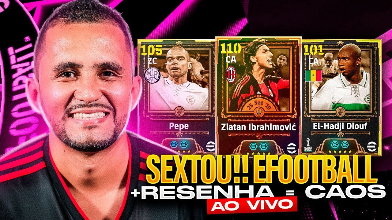 SEXTOU AO VIVO | COMBINASHIPS NO MANCHESTER UNITED + LIGA EFOOTBALL COM MUITA RESENHA | EFOOTBALL