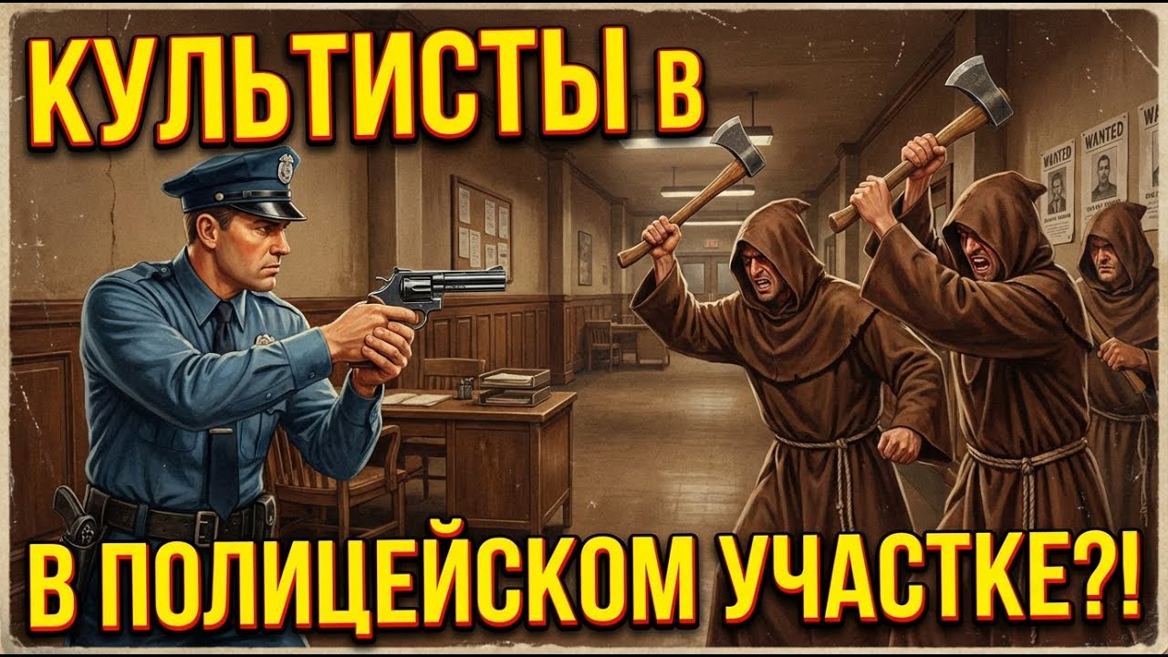 CULTIC — Interlude (между главами): культисты атакуют участок | прохождение с комментариями