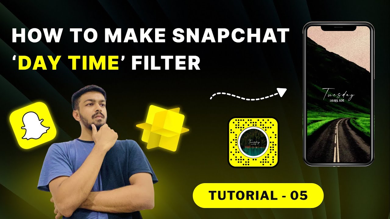 Day Time Snapchat Filter Lens Studio | Make filter in just 5 Minutes| How to make snapchat filter