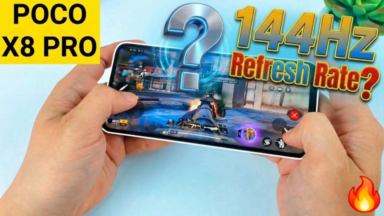 POCO X8 Pro: дисплей 144 кадров в секунду или нет? 🚀🚀🔥🔥🔥🔥