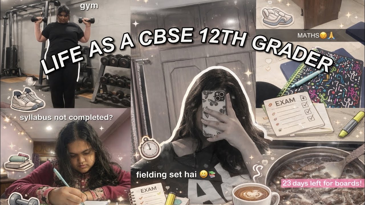 A WEEK OF MY LIFE AS AN 12TH CBSE GRADER✨📚 Indian student vlog☀️💕