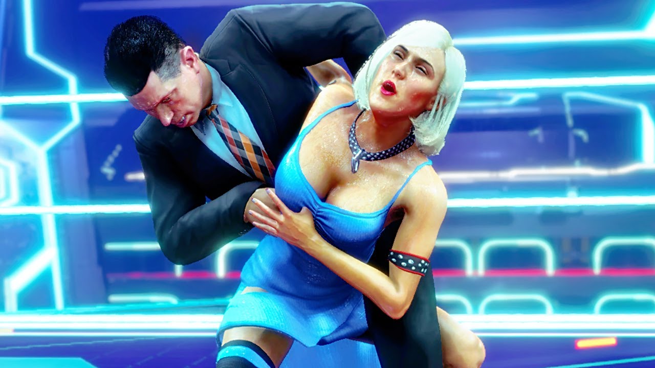 WWE 2K20: Lana (barefoot dress) vs Michael Cole, Intergender Wrestling