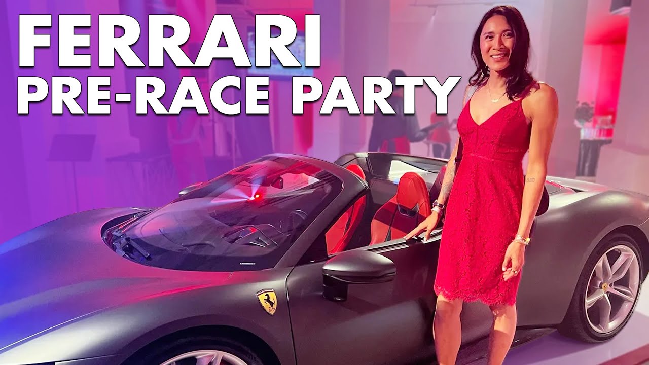 Joey Hosts Ferrari Singapore Pre Race Party (2022) | Angie Mead King