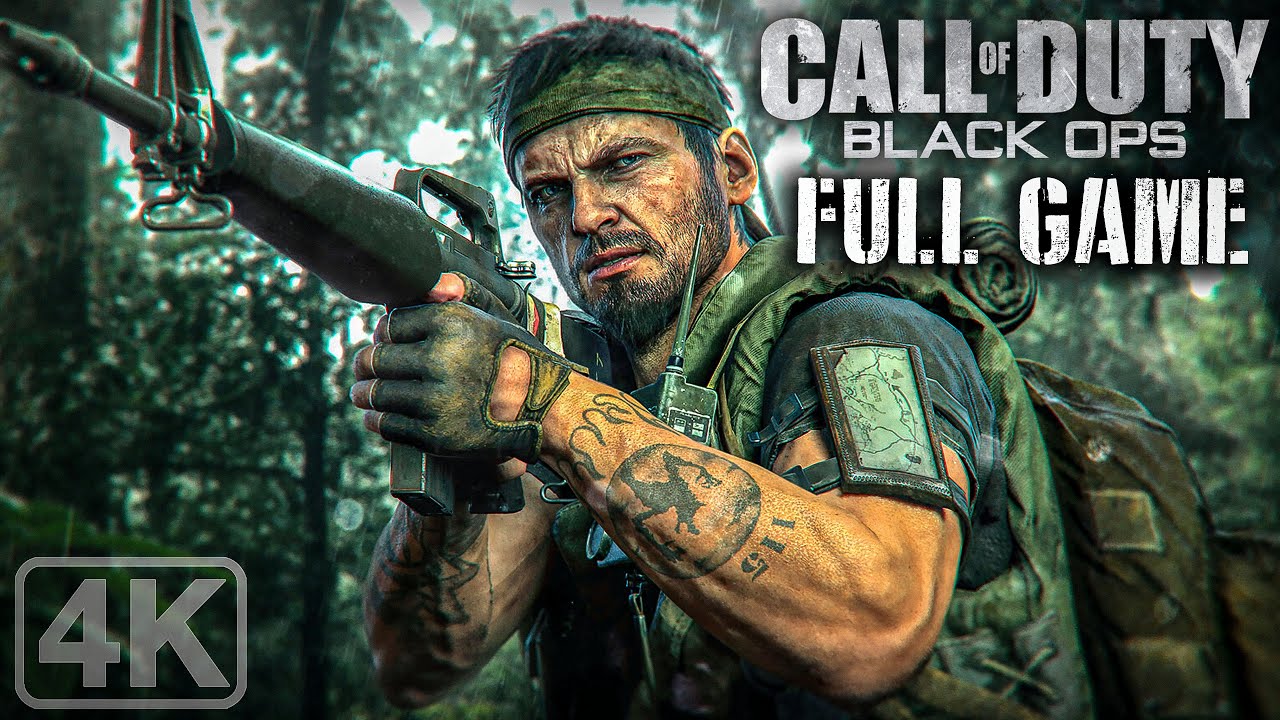 Call of Duty Black Ops｜Full Game Playthrough｜PC 4K Ultra