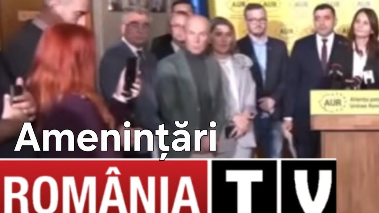 Amenințări la conferința de presa (Realitatea Tv , provoaca )
