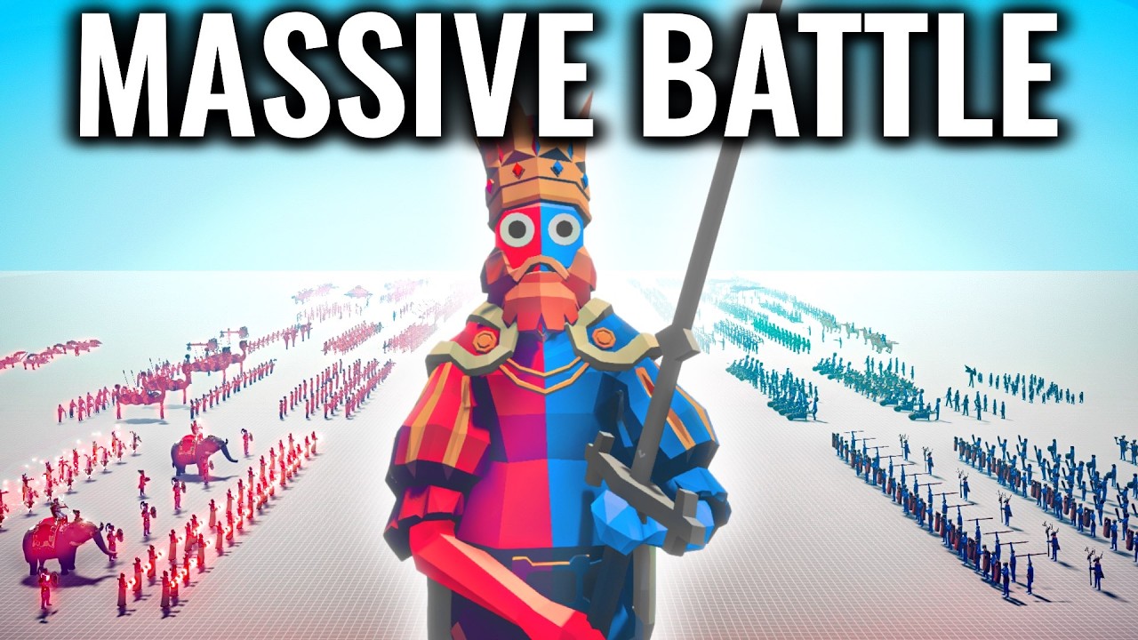 TABS - All Factions Fight MASSIVE BATTLE