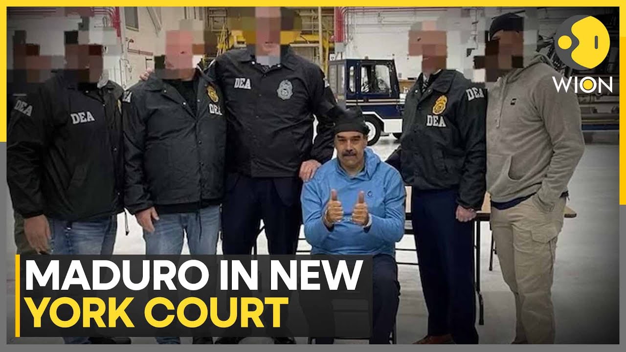 Maduro Faces Judge in NY: Charged with Wife in Narco-Terror Plot | WION