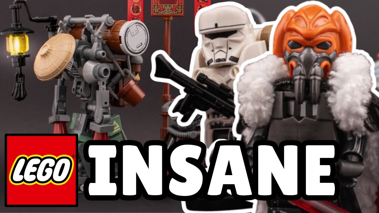 Лучшие самодельные модели и минифигурки Lego, которые я когда-либо видел!
