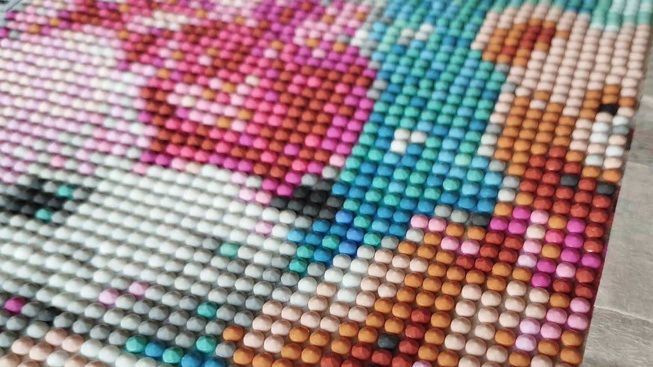 Relaxing and Satisfying ASMR Diamond Painting Compilation - Расслабление с алмазной мозаикой