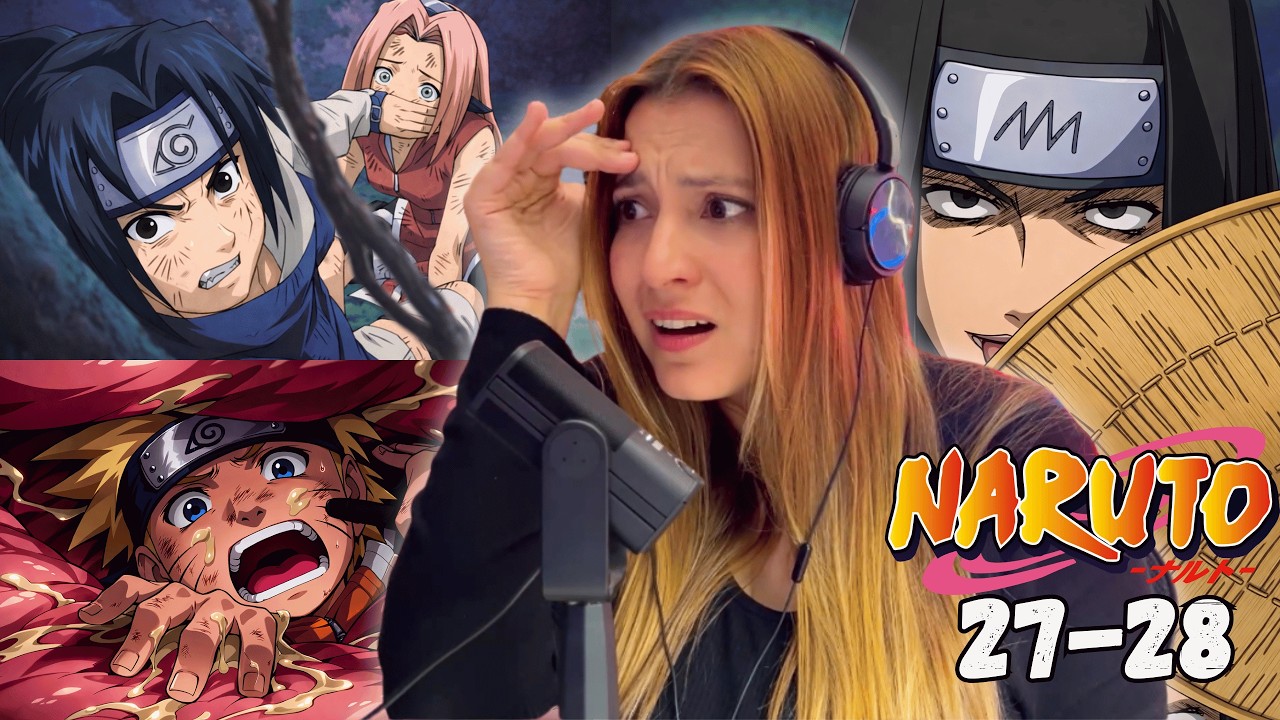 ¡¡SHOCK!!😱🐍BOSQUE DE LA MUERTE / Reacciono por primera vez a NARUTO Capitulo 27-28