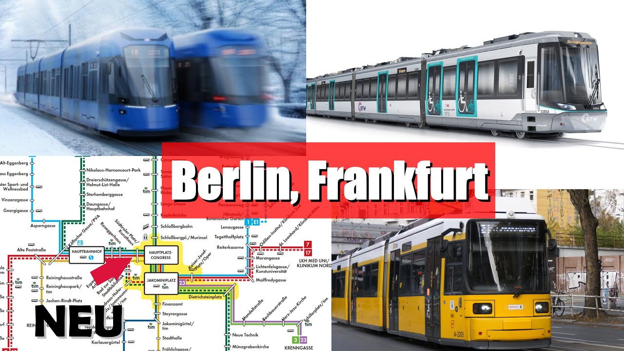 NEWS: Stilllegung Berlin, NEUE Bahnen für Frankfurt (RTW) uvm.