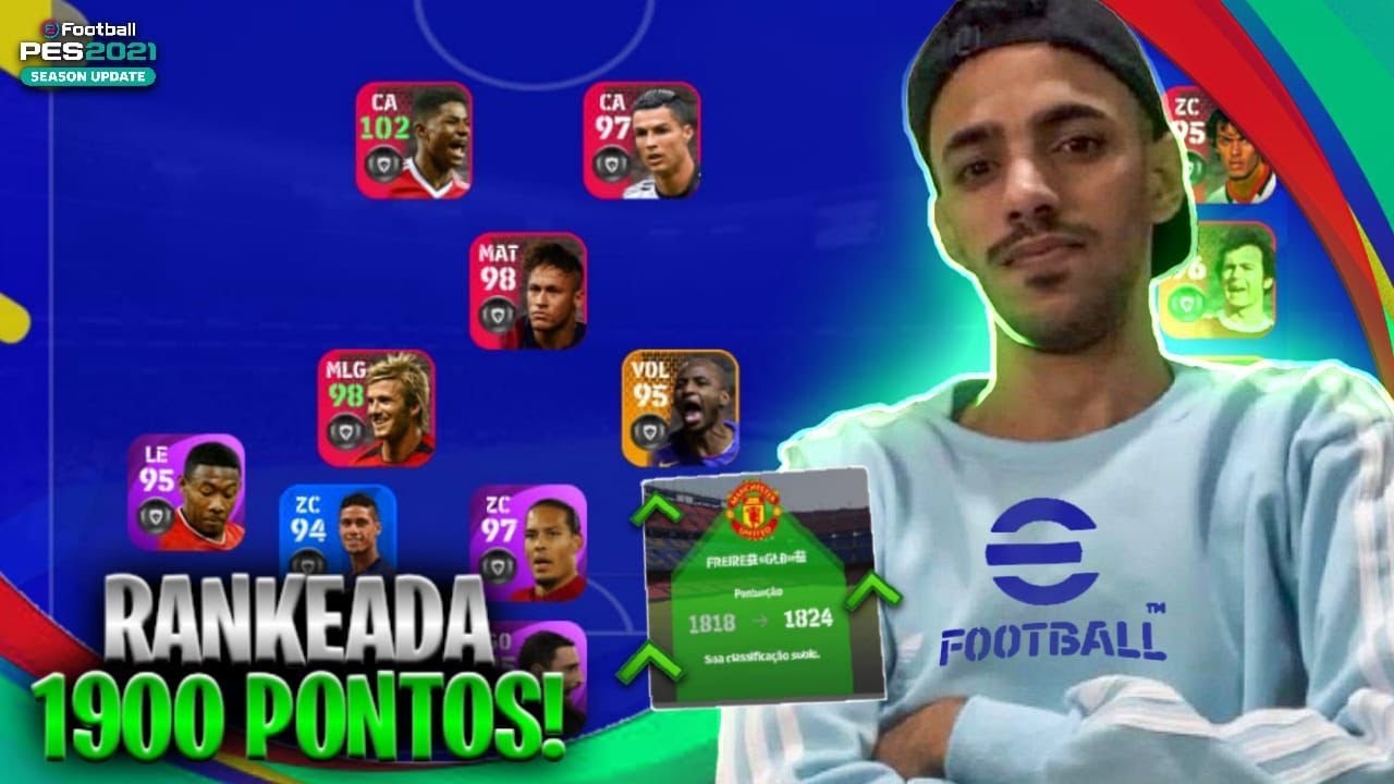 LIVE | RUMO AOS 1.900 PONTOS | @freire.esports | PES MOBILE 2021
