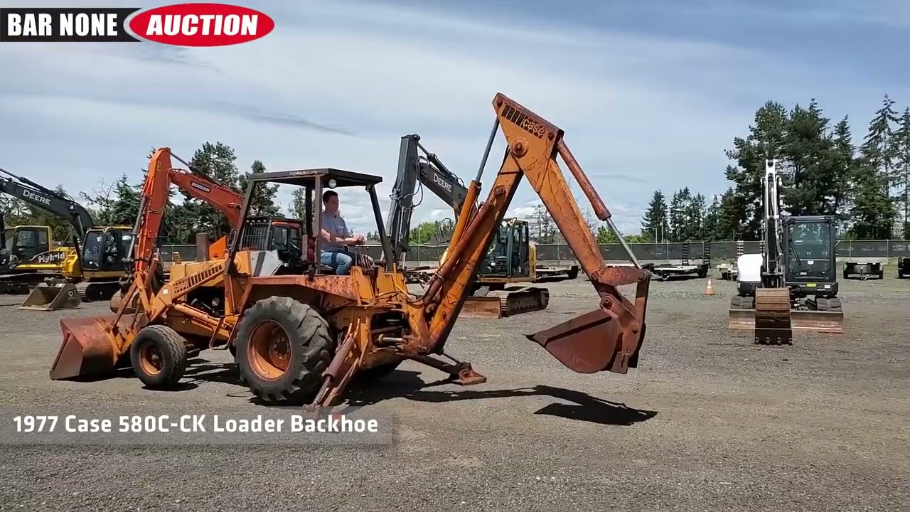 1977 Case 580C-CK Loader Backhoe
