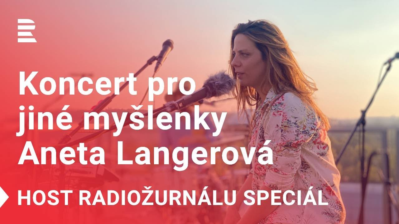 Koncert pro jiné myšlenky: Aneta Langerová na střeše Národního zemědělského muzea