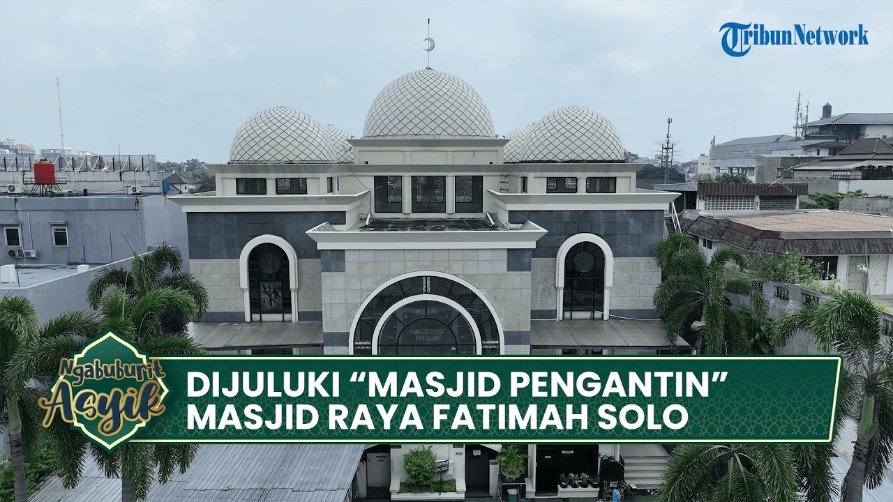 Disebut Masjid Pengantin, Ini Wajah Masjid Raya Fatimah dengan Sentuhan Arsitektur Modern dan Jawa