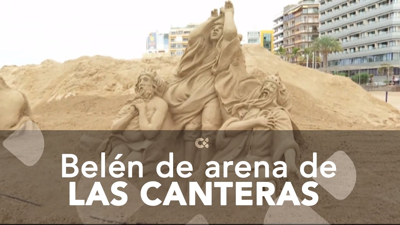 Belén de arena de Las Canteras