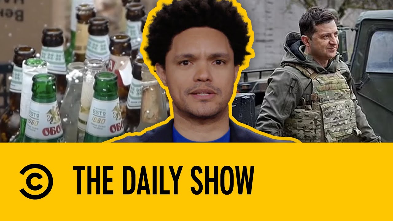 Viral Videos Show Amazing Courage Of Ukrainian Civilians | The Daily Show With Trevor Noah