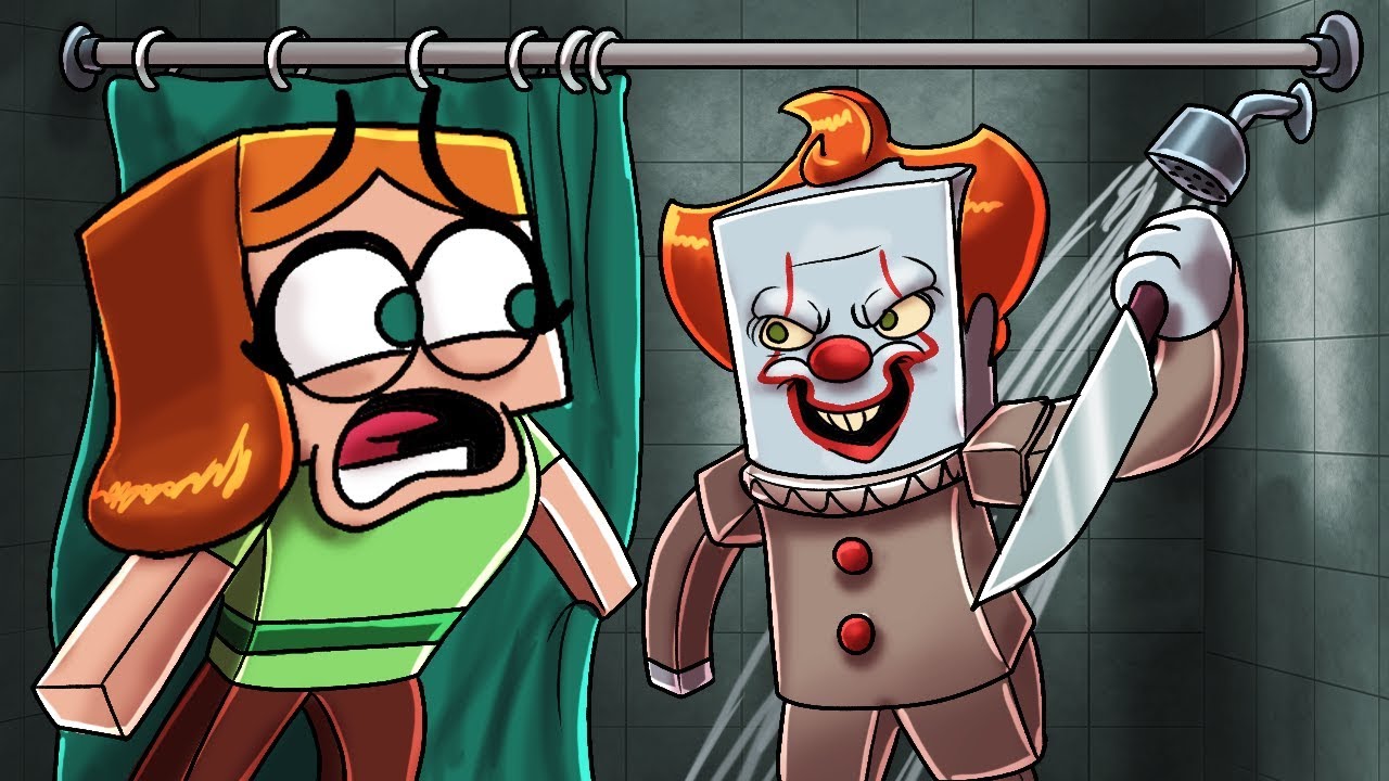 Minecraft IT - Pennywise Sneaks into The HOUSE! (IT THE MOVIE)