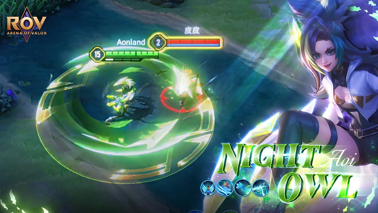 RoV : รีวิว SKIN Aoi | Star Seeker ร่างกรงเล็บอัปเกรด! 4K