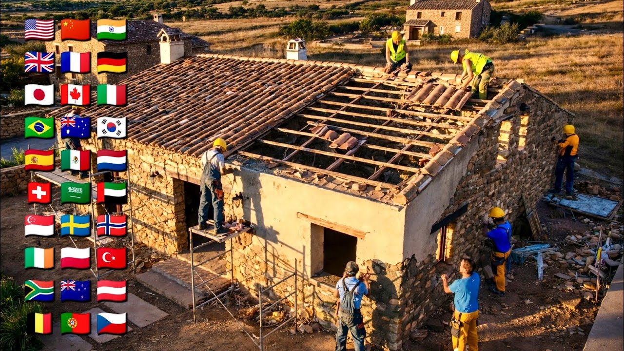 FROM ABANDONED TO BEAUTIFUL: Restoring Houses Around the World Renovation Part-3