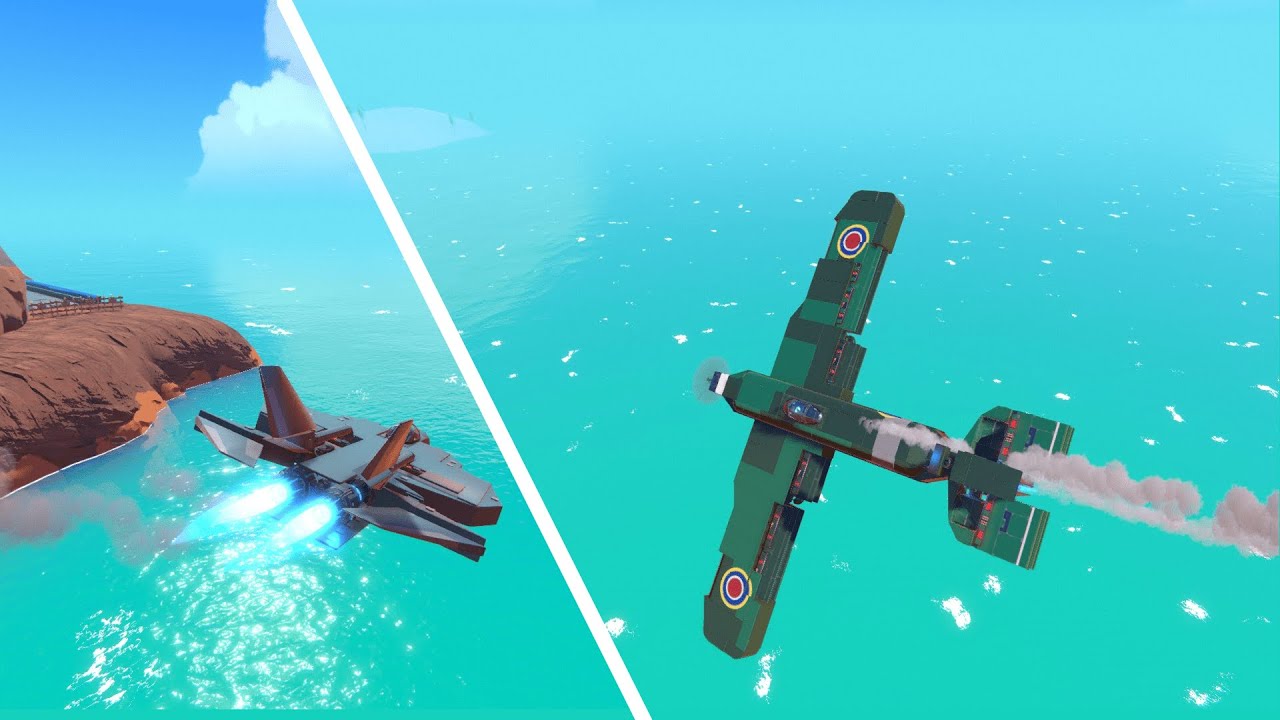 spitfire and f22 raptor  [Trailmakers showcase]