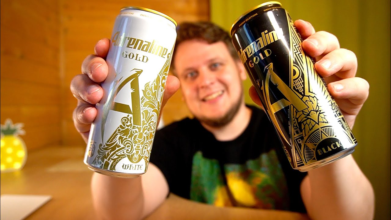 Adrenaline Gold Энергетик White и Black и странный вкус