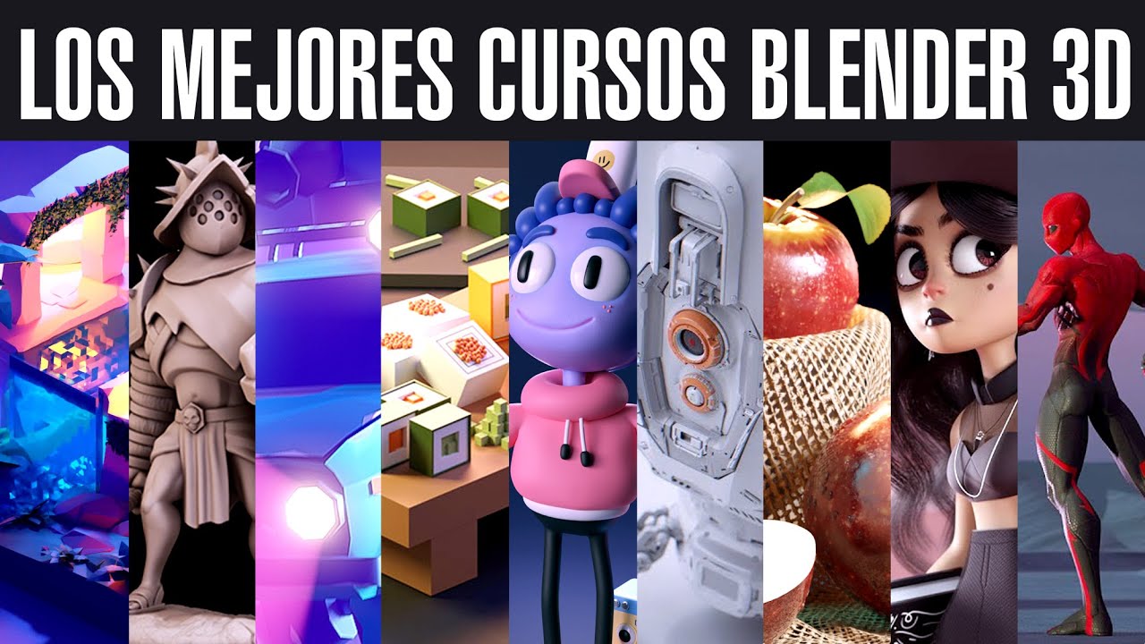 Los Mejores Cursos Para Aprender Blender 3D - 2022