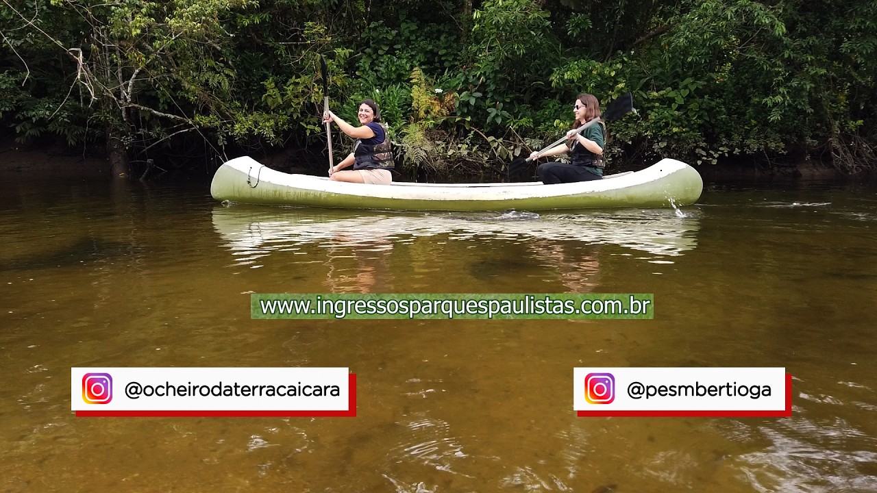 Rio Jaguareguava - Passeio de CANOA em BERTIOGA