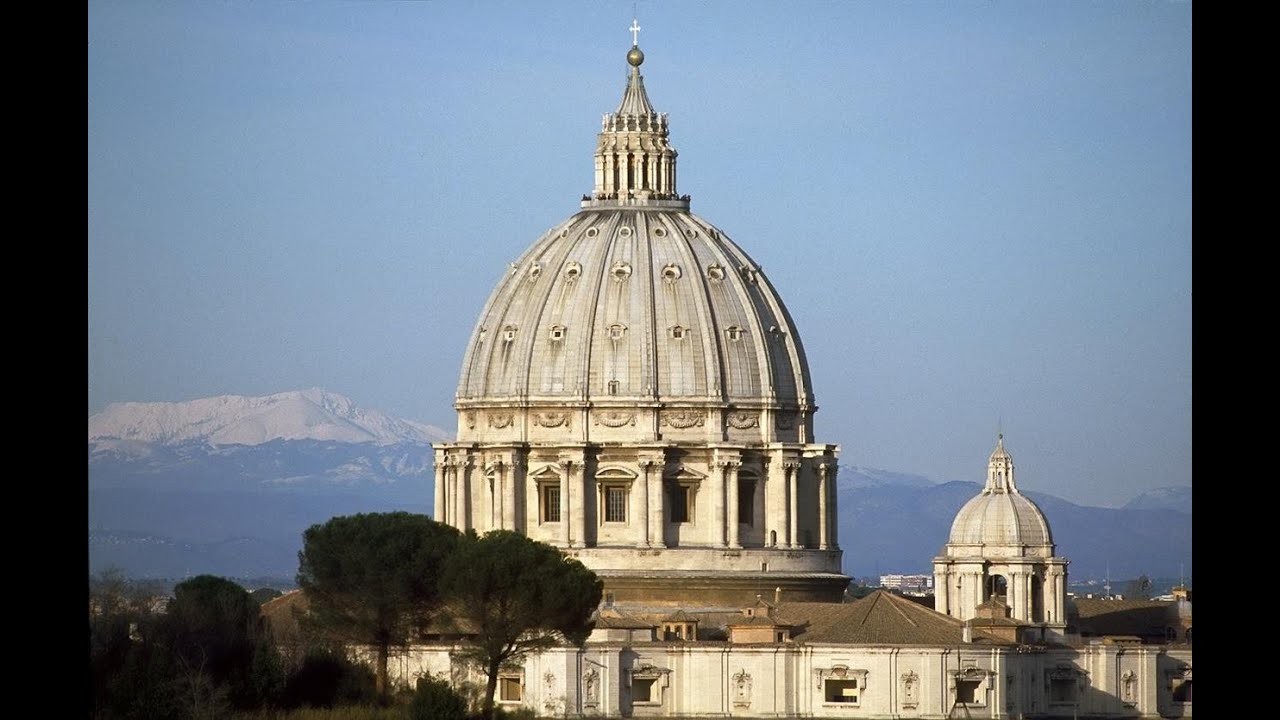 Cúpula de la basílica de San Pedro del Vaticano, de Miguel Ángel.