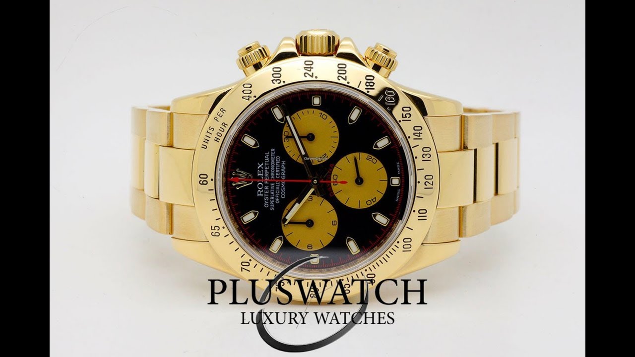 Rolex Daytona 116528 Paul Newman Dial Gold