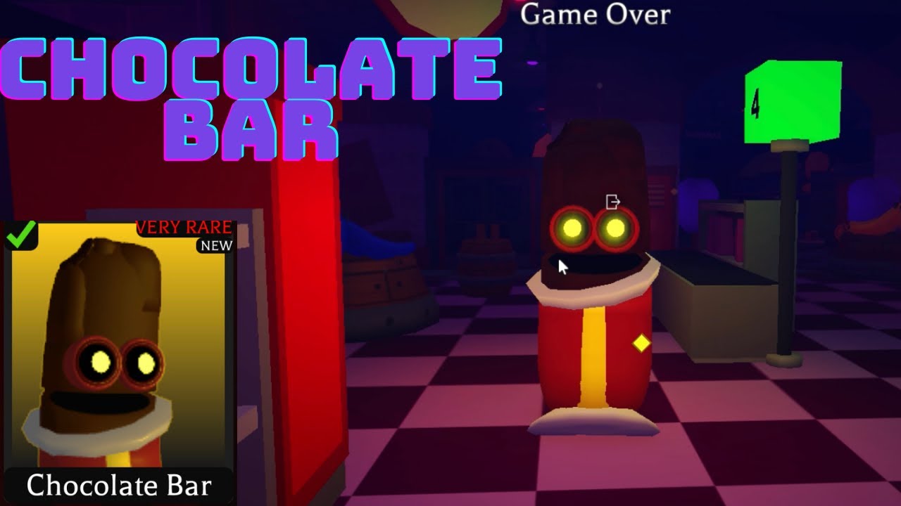 (Banana eats)  chocolate bar