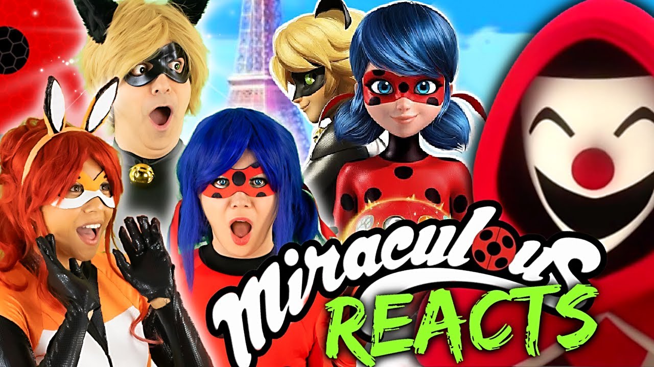 Cosplayers REACT Miraculous Ladybug PSYCOMEDIAN l FIRST TIME watching! Spoiler alert!