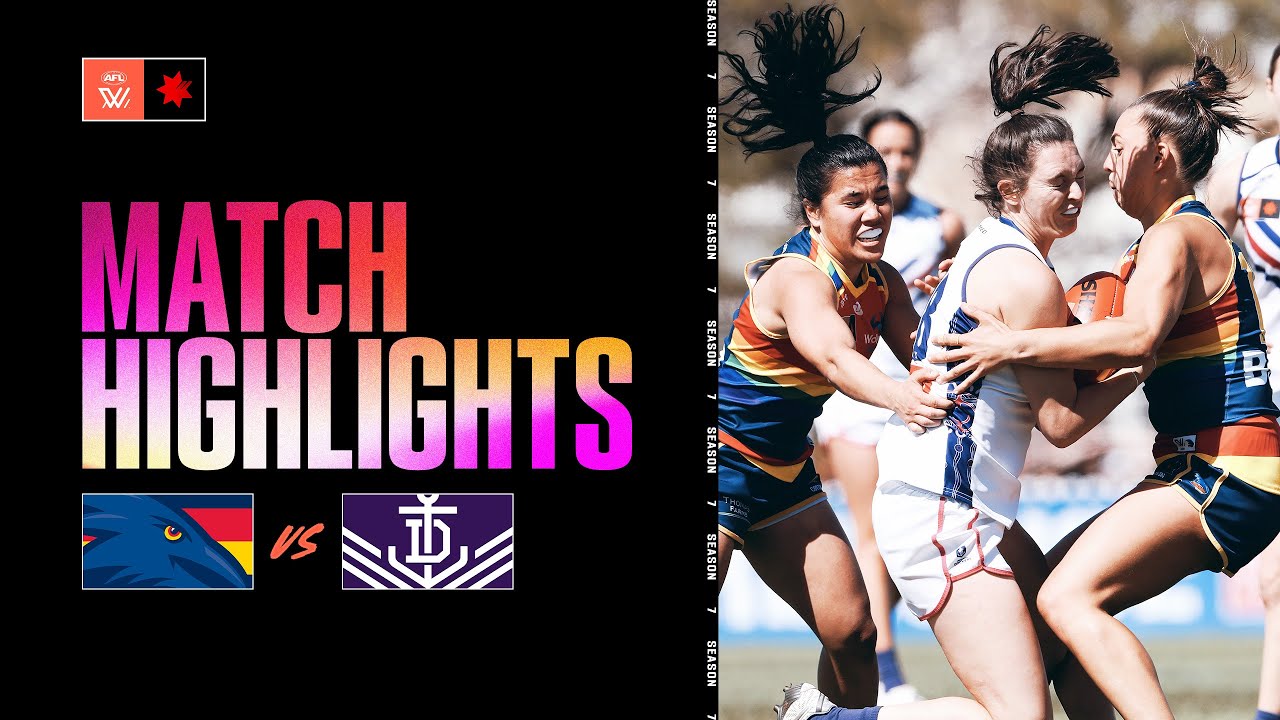 Adelaide v Fremantle Highlights | Round 7, S7 | AFLW