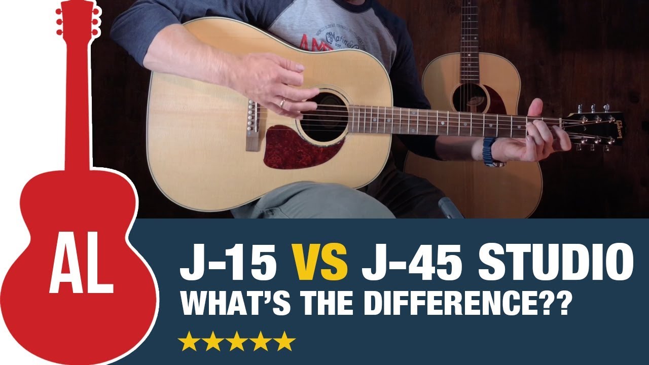 Gibson J-15 и J-45 Studio — есть ли разница?