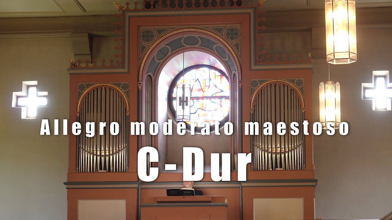 Mendelssohn | Allegro moderato maestoso C-Dur | A.M. Laukhuff-Orgel 1852 Wallhausen | A. Mattes