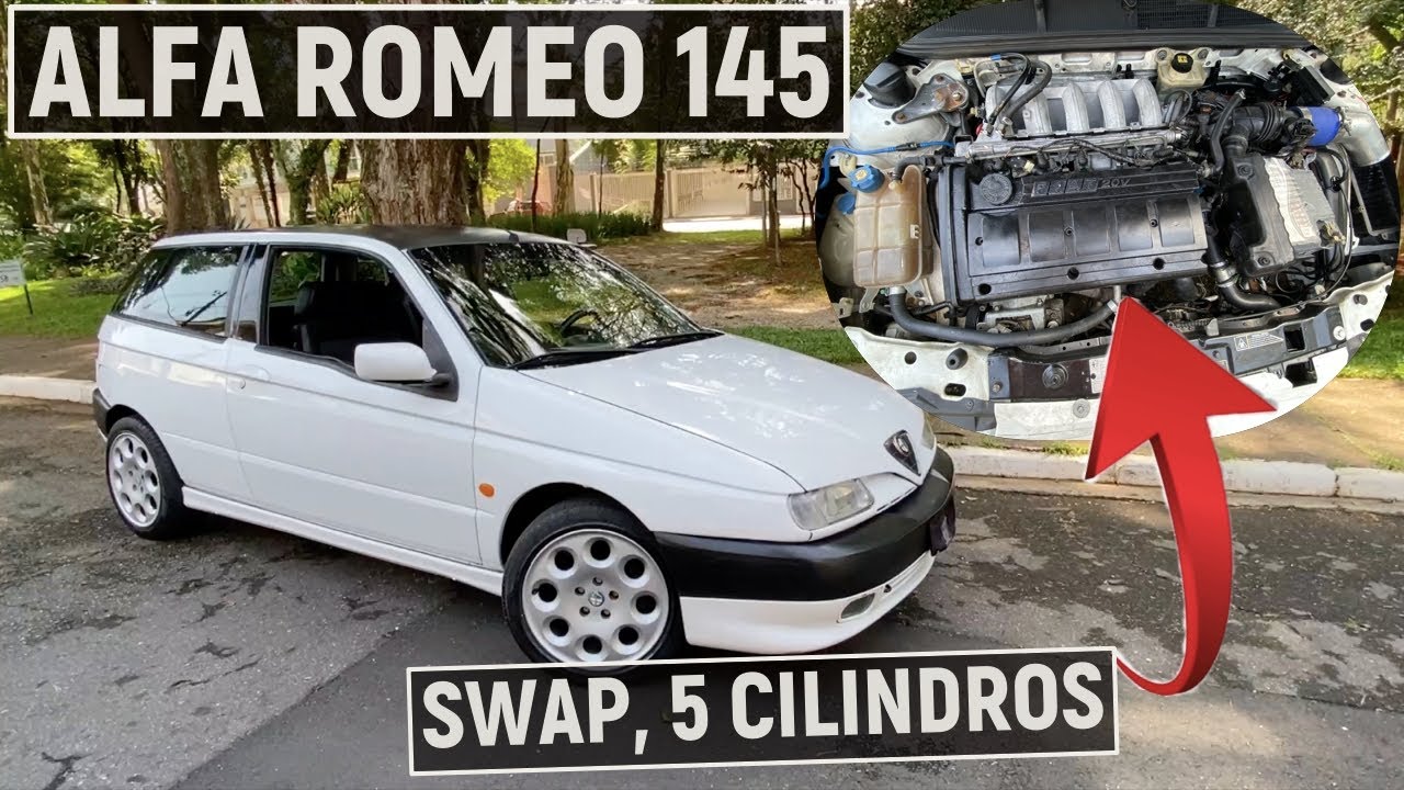 ALFA ROMEO 145 COM MOTOR 5 CILINDROS E 2,4 LITROS | Garagem Drops #98