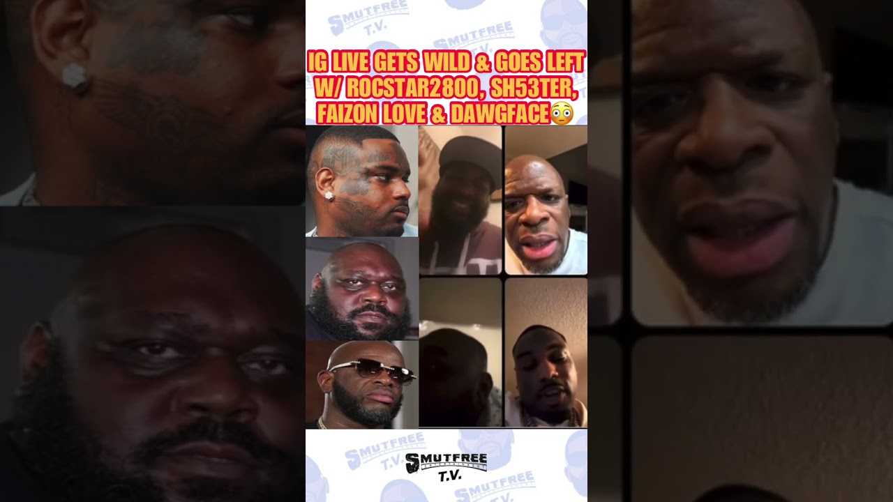 Прямая трансляция в Instagram пошла наперекосяк 😳 Rocstar2800, SH53TER и Faizon Clash