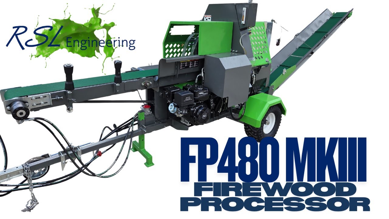 FP480 MKIII Firewood Processor and Log table from RSL Engineering UK