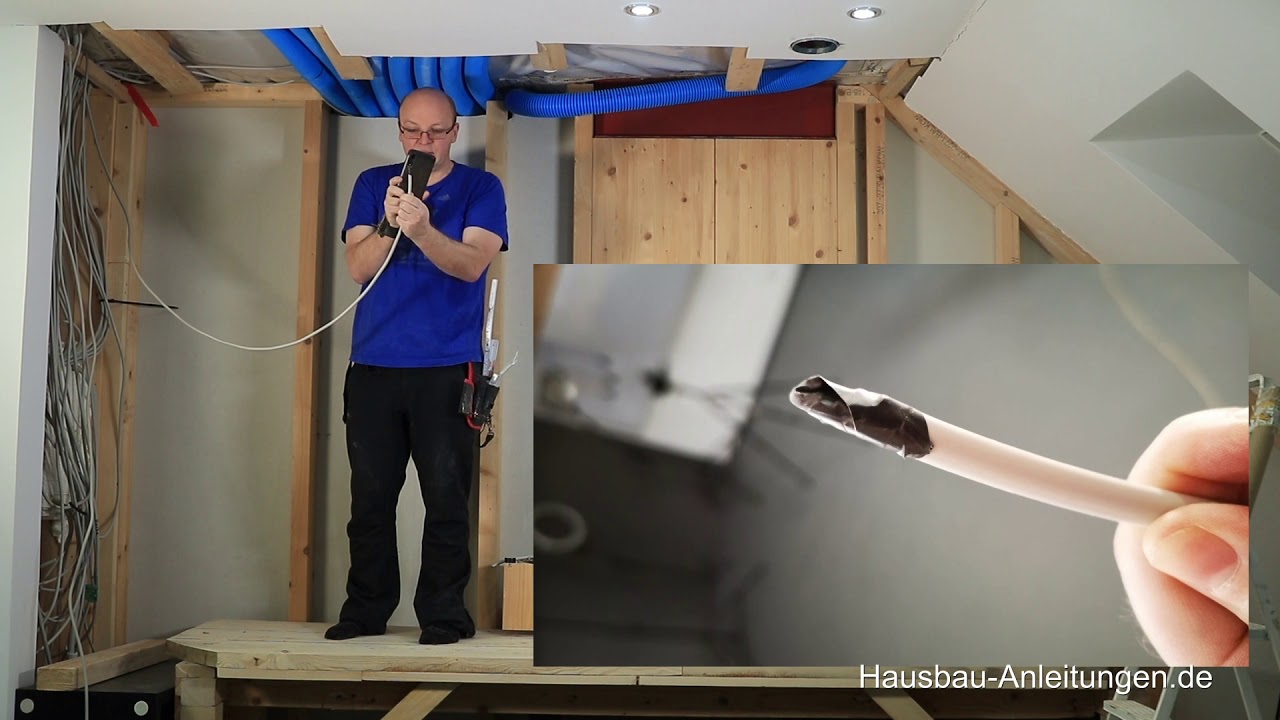 Kabel im Fertighaus - Infos, Tipps und Verlegung. Elektrik selbst gemacht.
