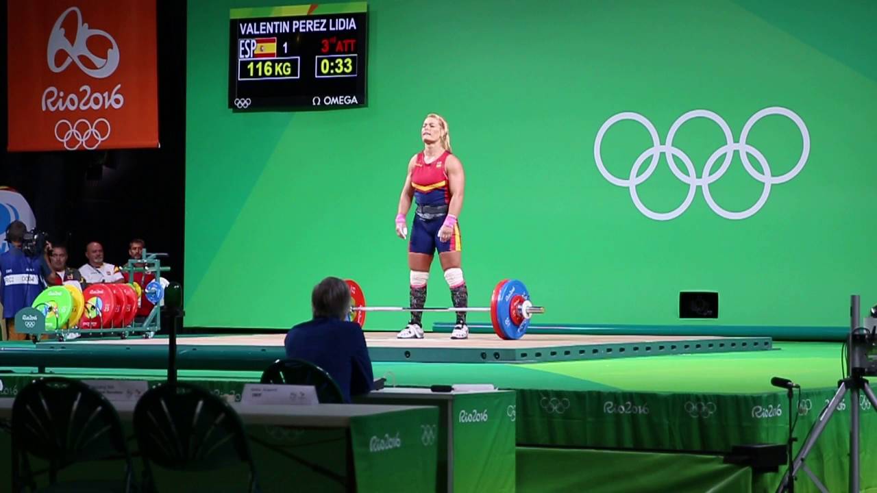 Lidia Valentin(ESP) 116Kg Snatch (Attempt3)