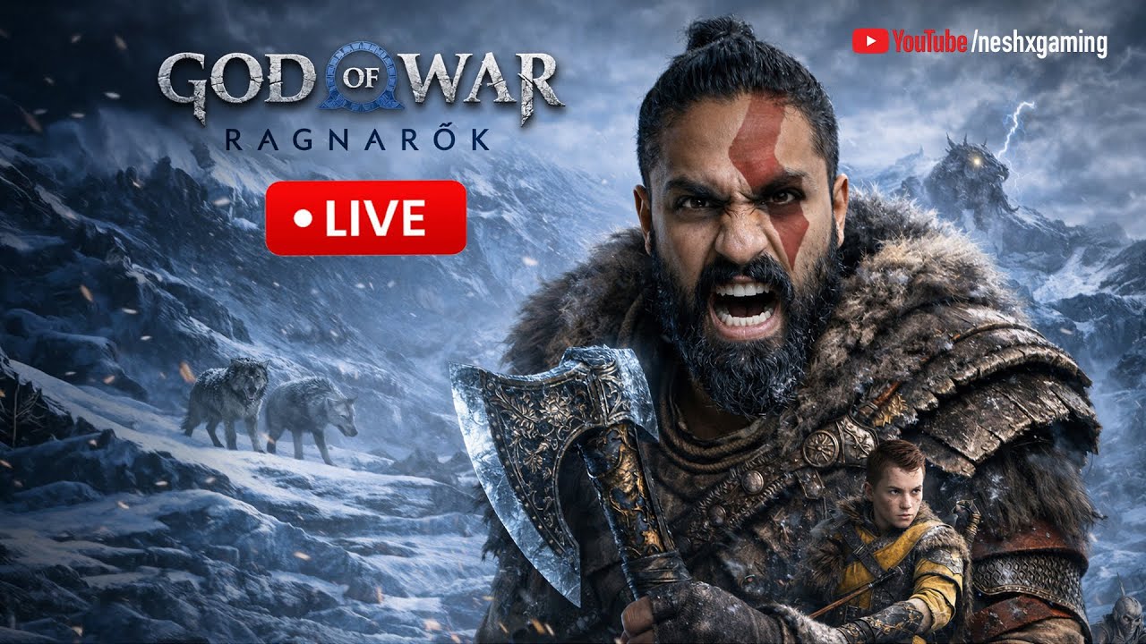 🔴 ⚔️🔥 GOD OF WAR RAGNARÖK – LIVE NOW! 🔥⚔️
