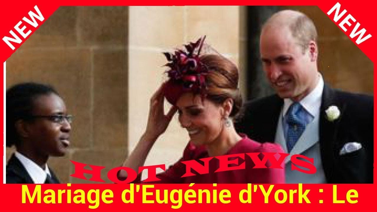 Mariage d'Eug&eacute;nie d'York : Le geste tendre de Kate, qui pose sa main sur la cuisse de William