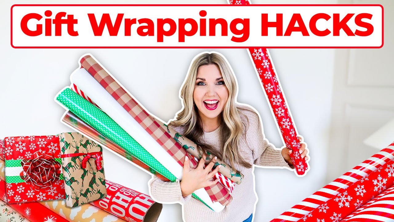 10 EASY Gift Wrapping Hacks...For Someone Who HATES Wrapping Presents!